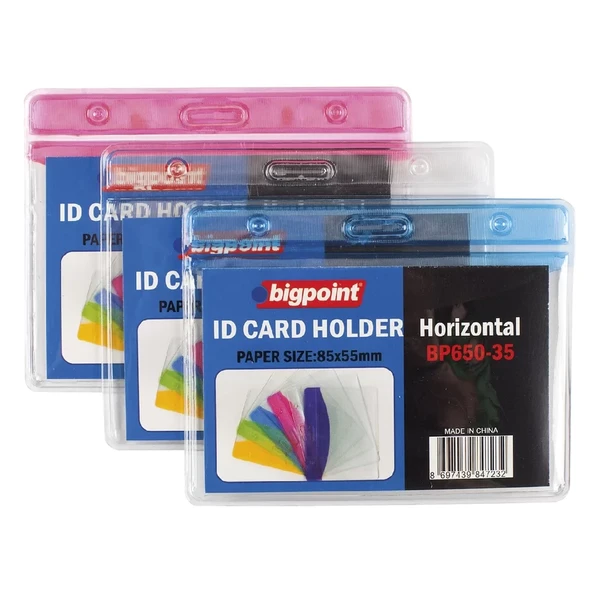 Bigpoint Korumalı Kart Poşeti Yatay Mavi 85x55mm - 3