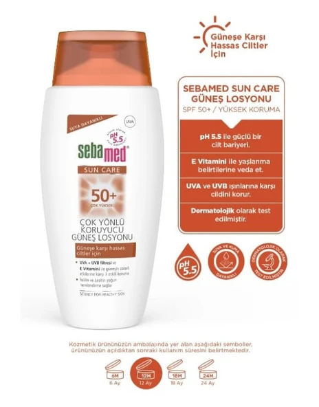Sebamed Sun Care Suya Dayanıklı SPF 50+ Çok Yönlü Koruyucu Güneş Losyonu 150 ML - 2
