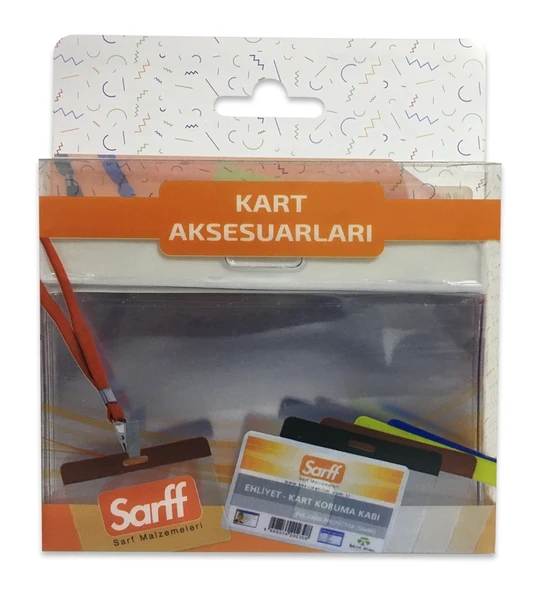 SARFF 9.5X7.5CM BEYAZ KART POŞETİ BLİSTER - 10ADET - Resim 3