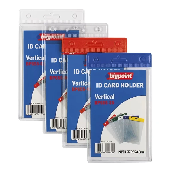 Bigpoint Kart Poşeti Dikey Beyaz 55x85mm - 3