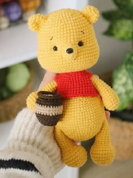 AMİGURUMİ OYUNCAK WİNNİE THE POOH - 2