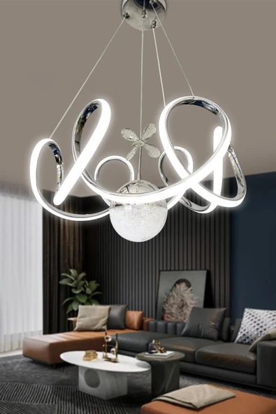 Melisa Modern Sarkıt Led Avize Powerled Lümen Gücü Yüksek - 5