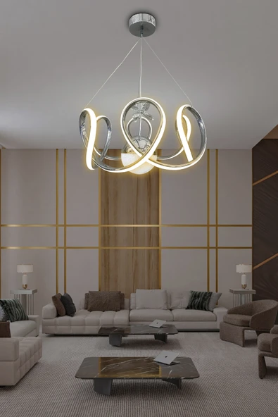 Melisa Modern Sarkıt Led Avize Powerled Lümen Gücü Yüksek - 4