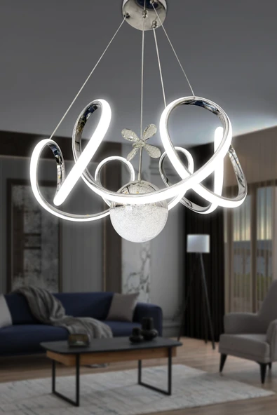 Melisa Modern Sarkıt Led Avize Powerled Lümen Gücü Yüksek - 6