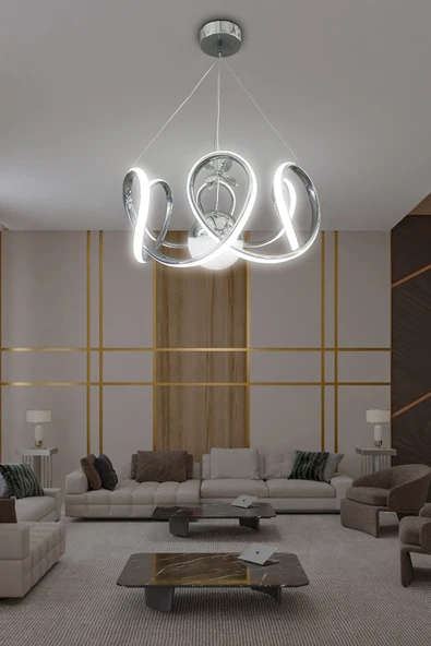 Melisa Modern Sarkıt Led Avize Powerled Lümen Gücü Yüksek - 10
