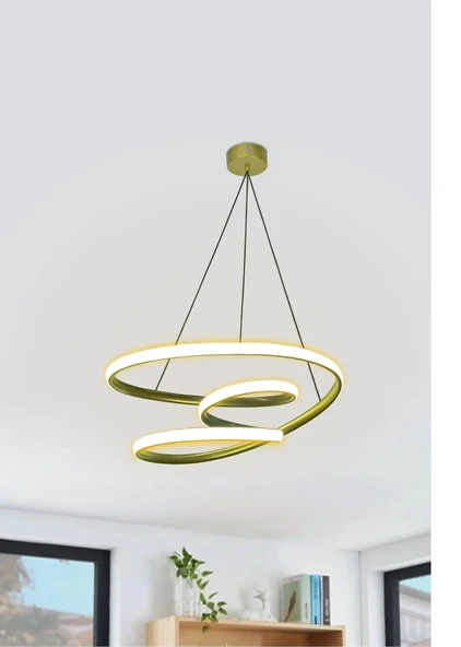 Galaksi Modern Sarkıt Oturma Odası Mutfak Led Avize - 3