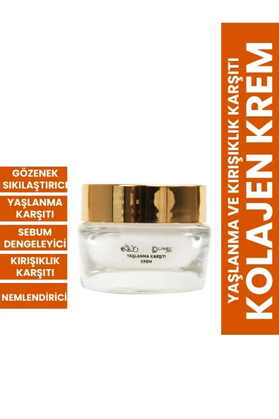LIWECDERMA Liwec Derma YAŞLANMA KARŞITI KREM - ANTI AGING CREAM 50 ML