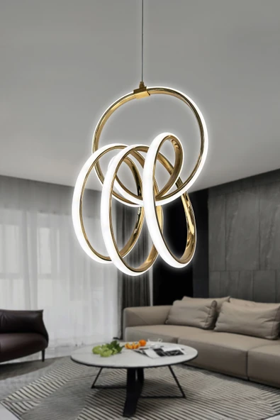 Fokus Modern (yüksek ışık gücü) Sarkıt Led Avize 2.5 mt Orjinal Ürün - 5