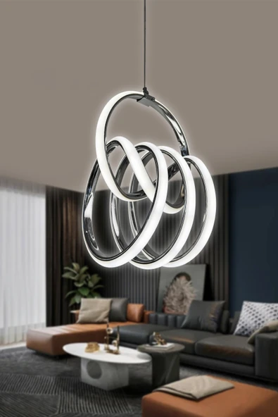 Fokus Modern (yüksek ışık gücü) Sarkıt Led Avize 2.5 mt Orjinal Ürün - 9
