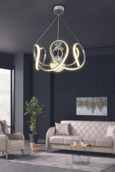 Melisa Modern Sarkıt Led Avize Powerled Lümen Gücü Yüksek - 3