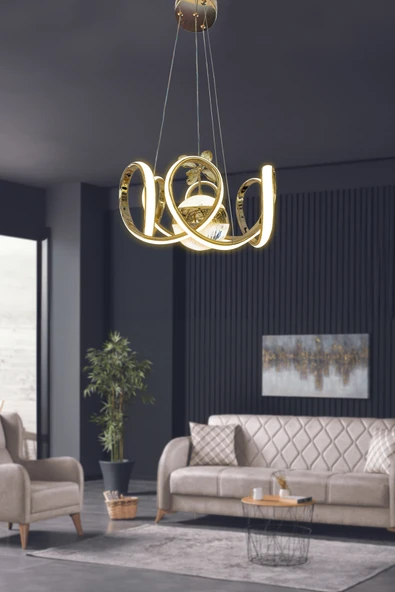 Melisa Modern Sarkıt Led Avize Powerled Lümen Gücü Yüksek - 7