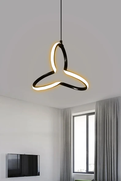 Yonca Modern Sarkıt Led Avize 1 Yıl Garantili - 7