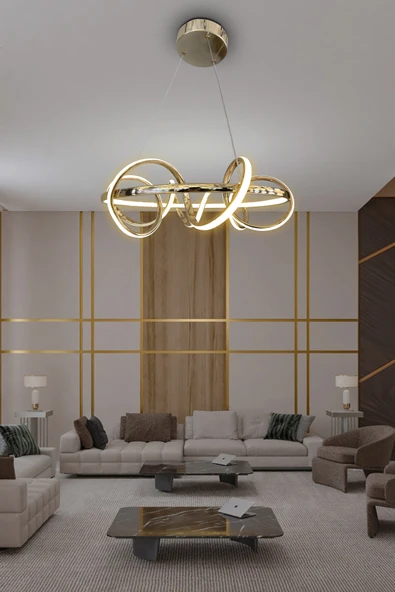 Kuzey 50 cm Led Avize - 6