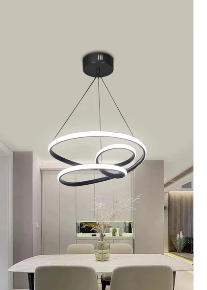 Galaksi Modern Sarkıt Oturma Odası Mutfak Led Avize - 9