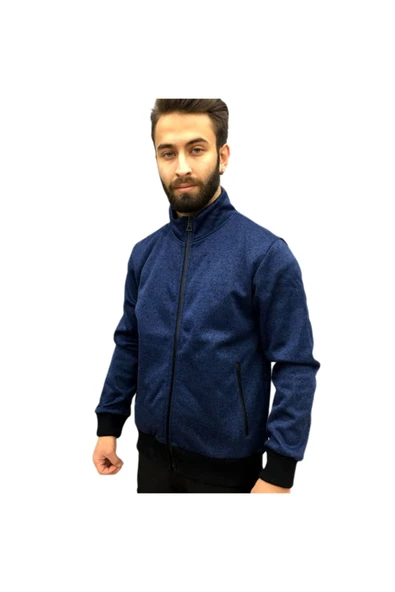 Erkek Lacivert Cepli Sweatshirt
