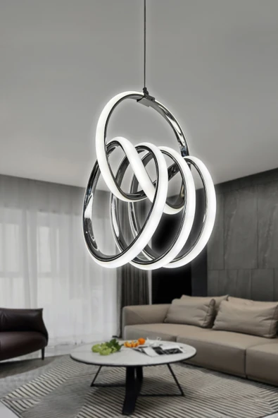 Fokus Modern (yüksek ışık gücü) Sarkıt Led Avize 2.5 mt Orjinal Ürün - 4