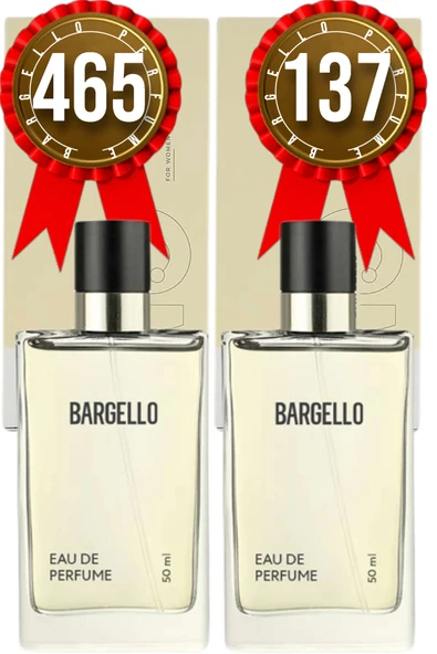 Bargello 465 Floral Kadın Parfüm + 137 Floral Kadın Parfüm 50 ml EDP