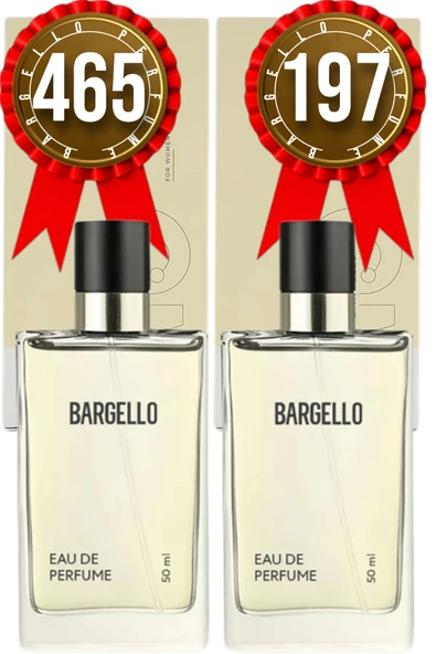Bargello 465 Floral Kadın Parfüm + 197 Oriental Kadın Parfüm 50 ml EDP