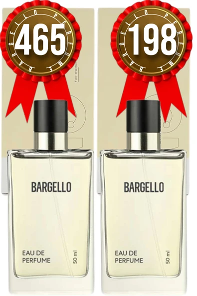 Bargello 465 Floral Kadın Parfüm + 198 Floral Kadın Parfüm 50 ml EDP