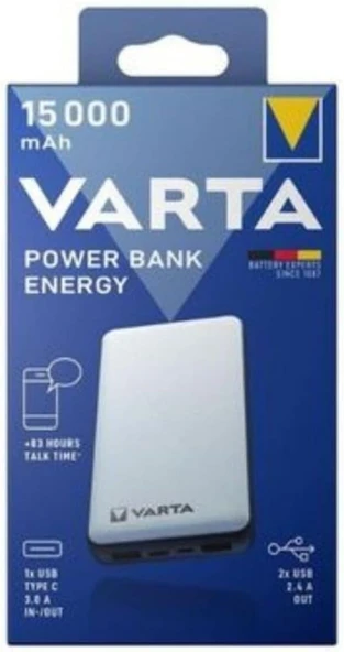 Varta 57977 Energy 15000 Mah Powerbank Taşınabilir Şarj Aleti ürün görseli