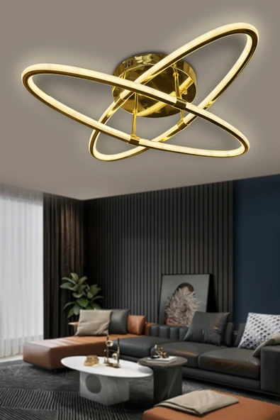 Atom 2'li Çift Yönlü İthal Modern Yüksek Işık Güclü Led Avize