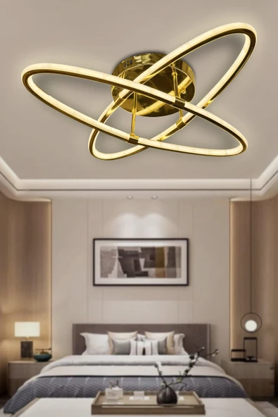 Atom 2'li Çift Yönlü İthal Modern Yüksek Işık Güclü Led Avize - 4