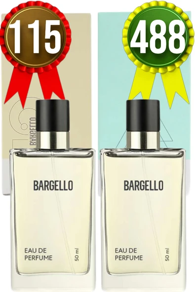 Bargello 115 Floral Kadın Parfüm + 488 Oriental Unisex Parfüm 50 ml EDP