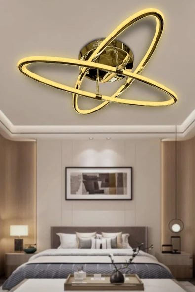 Atom 2'li Çift Yönlü İthal Modern Yüksek Işık Güclü Led Avize - 6