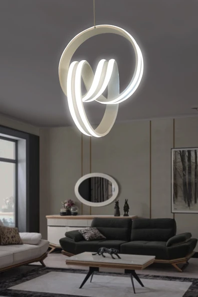 Çift Yönlü İmza Sıra Powerled Oturma Odası Led Avize - 2