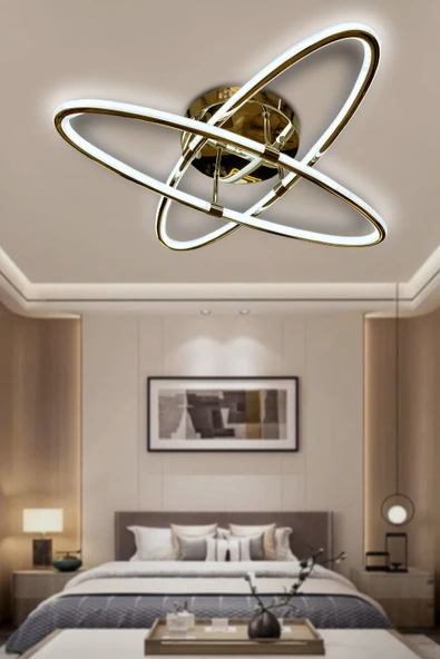 Atom 2'li Çift Yönlü İthal Modern Yüksek Işık Güclü Led Avize - 3