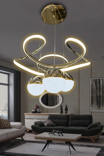 Dron 3 Toplu Led Avize - 4