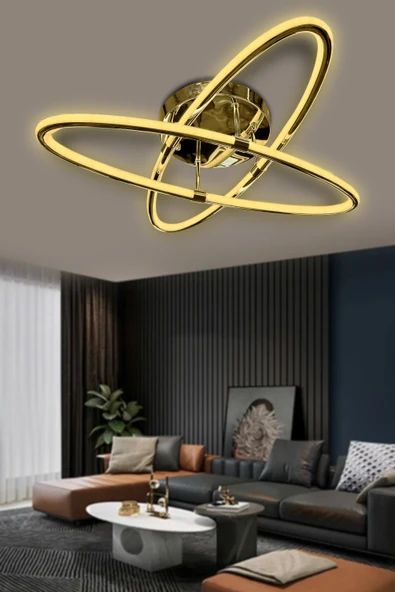 Atom 2'li Çift Yönlü İthal Modern Yüksek Işık Güclü Led Avize - 10