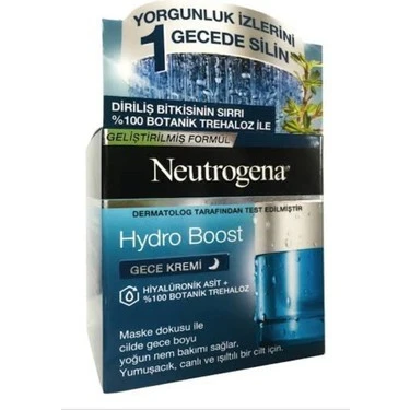 Neutrogena Hydro Boost Gece Kremi 50 ml