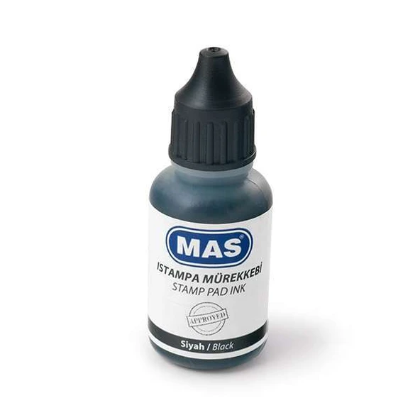 Mas 462 Istampa Mürekkebi 20ml (Siyah)