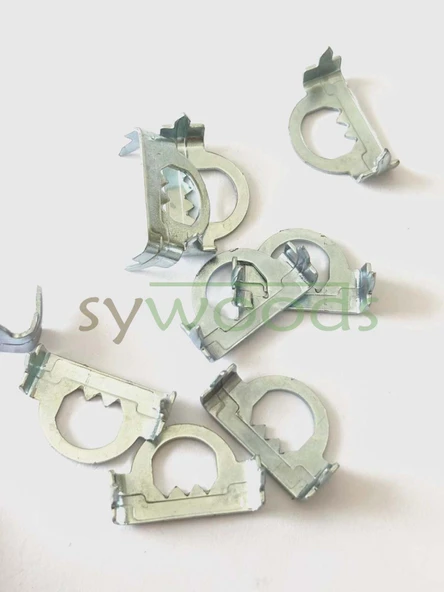 Çakmalı küçük tablo çerçeve askısı tırtıklı timsah D askı 10 adet - Resim 2