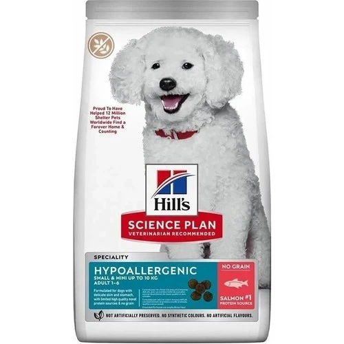 Hill's SP Hipoalerjenik Somonlu Küçük ve Mini Irk Yetişkin Köpek Maması 6KG - 1