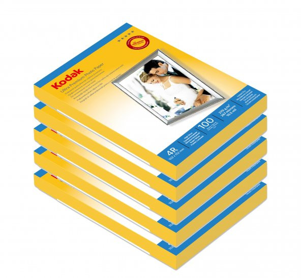 Kodak 270 Gram 10X15 Parlak 5li Paket Fotoğraf Kağıdı - 1