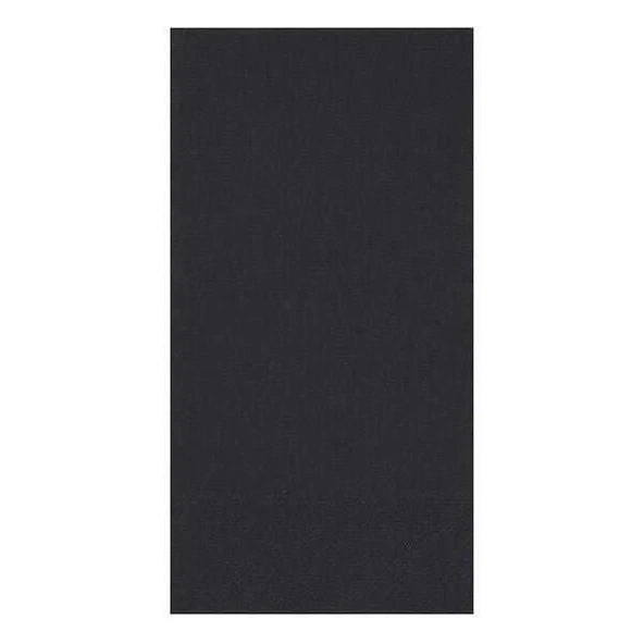 Omnisoft 40x40 cm 1/8 Defter Katlama Servis Peçetesi 50 Adet Siyah - 3