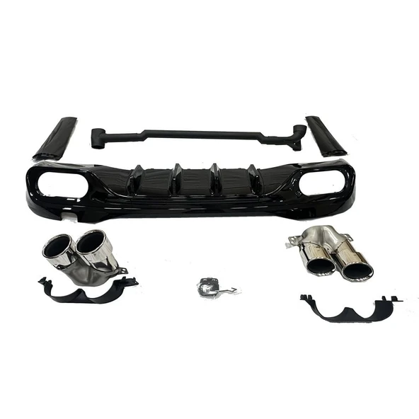 AUTOGP Mercedes w206 c43 arka difüzör ve egzoz ucu seti 2020+ - 2