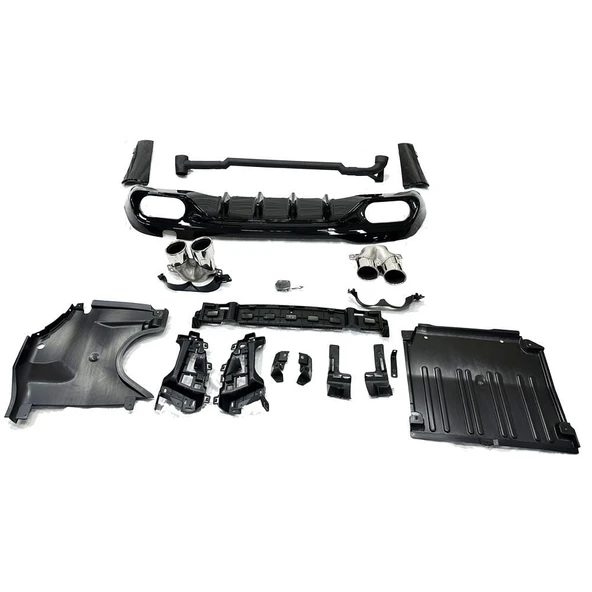 AUTOGP Mercedes w206 c43 arka difüzör ve egzoz ucu seti 2020+