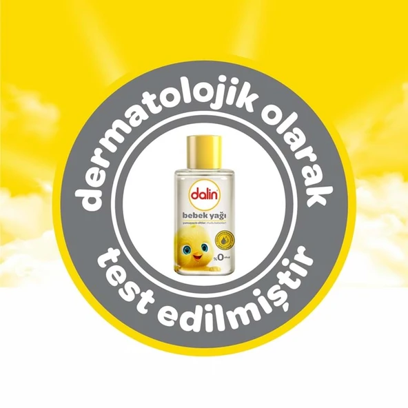Dalin Bebek Yağı 50ML Klasik Mini (6 Lı Set) - Resim 4