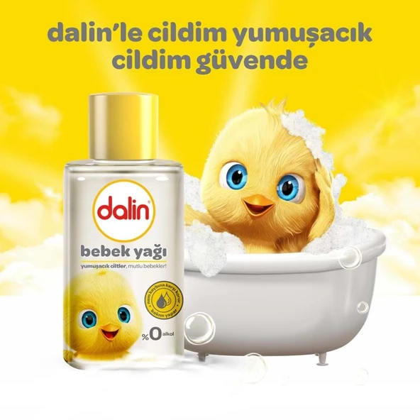 Dalin Bebek Yağı 50ML Klasik Mini (4 Lü Set) - Resim 3