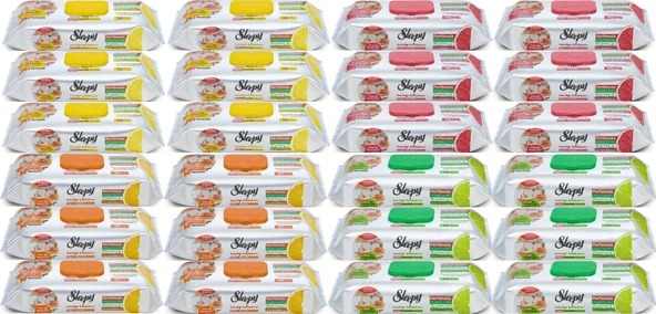 Sleepy Easy Clean Yüzey Temizlik Mutfak Havlusu - Mendili 50 Yaprak Karma (24 Lü Set)