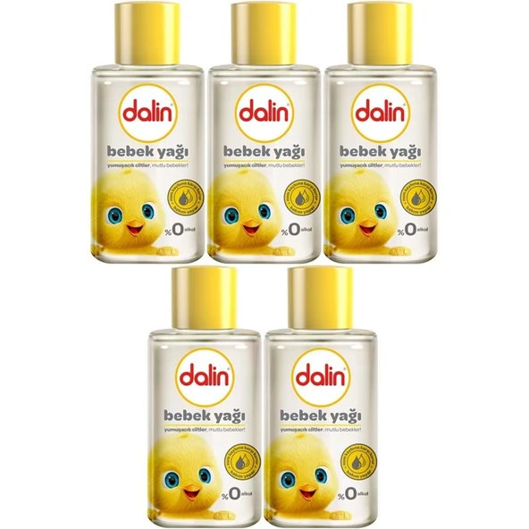 Dalin Bebek Yağı 50ML Klasik Mini (5 Li Set) - 1
