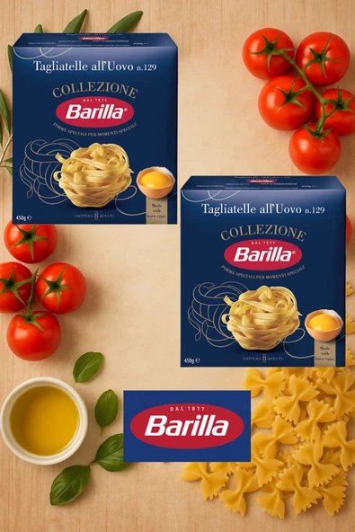 Barilla Tagliatelle Makarna 450 g x 2 adet