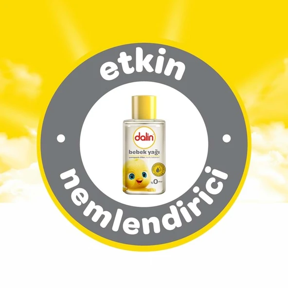 Dalin Bebek Yağı 50ML Klasik Mini (6 Lı Set) - Resim 5