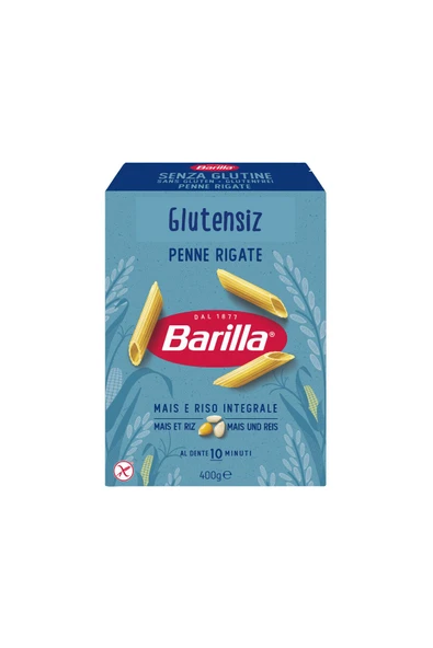 Barilla Glutensiz Penne Rigate (KALEM) Makarna 400 gr X 4 Adet - 3