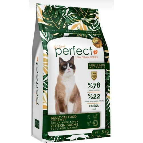 Perfect Az Tahıllı Yetişkin Gurme Kedi Maması 1.5 kg
