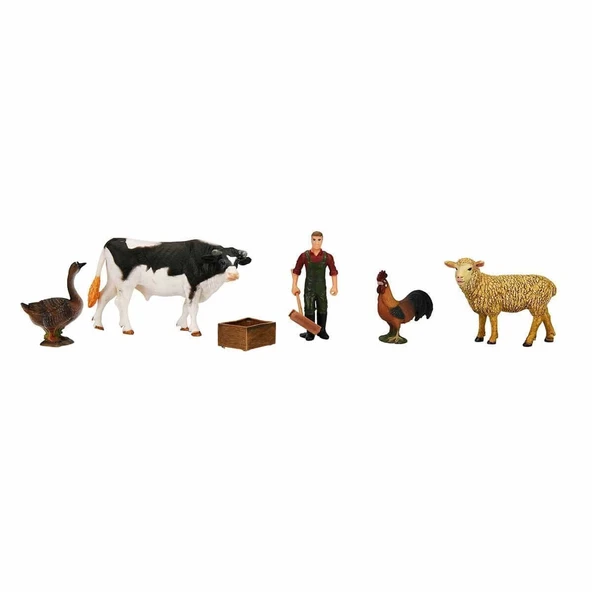2689 Farm World Çiftlik Hayvanları Küçük Oyun Seti - 6