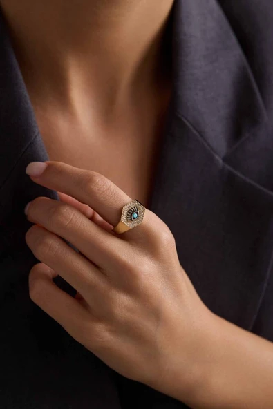 Eye Ring Firuzeli Şövalye - 2
